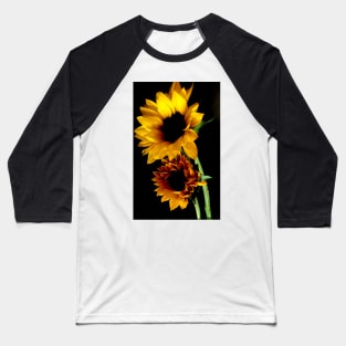 Sunflowers Baseball T-Shirt